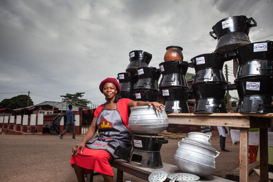 Klimaschutzprojekt Energieeffiziente Kocher in Ghana 1